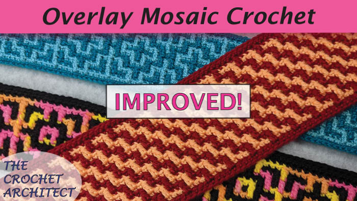 Mosaic Crochet: Anchored Double Crochet Technique + Tutorial